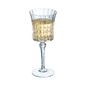 6 Verres à Vin Rouge Et Blanc 27cl Lady Diamond – Cristal D’Arques dernière tendance 10