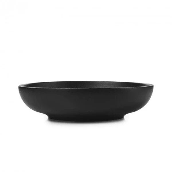 shopping pas cher Remise 🤩 Assiette Creuse Porcelaine Noire 17 cm Adélie Revol 💯 4