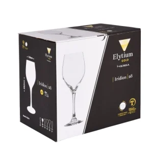 outlet Vicrila Boîte De 6 Verres à Pied Trempés 28 Cl Transparent 7