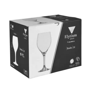 Vicrila Boîte De 6 Verres à Pied Trempés 32 Cl Transparent Paiement sécurisé 6