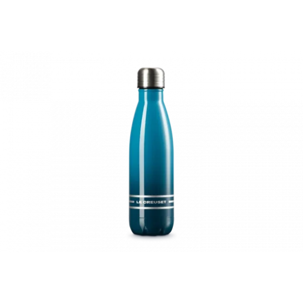 Meilleure vente 😉 Bouteille Isotherme Inox 500ml Deep Teal Le Creuset 🔥 excellent qulity 1