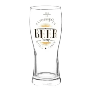 boutique Maisons Du Monde Coffret 6 Verres à Bière En Verre Et Support Imprimé 6