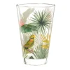 Couleurs variées Maisons Du Monde Gobelet En Verre Imprimé Tropical Vert Et Rose – Lot De 6 5