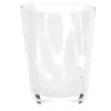 Maisons Du Monde Gobelet En Verre Transparent Tacheté Blanc Boutique 10