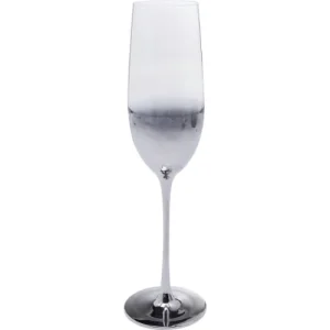 Kare Design Lot De 4 – Flûte à Champagne En Verre Argenté site pas cher 7