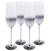 Kare Design Lot De 4 – Flûte à Champagne En Verre Argenté site pas cher 20