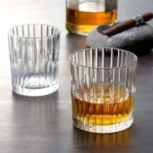 boutiqued pas cher Duralex Lot De 6-Verre à Cocktail Strié Bas 30,5cl En Verre Trempé Transparent 12