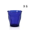 Duralex Lot De 6-Verre à Eau 25cl En Verre Trempé Résistant Teinté Bleu Saphir luxe soldes 10