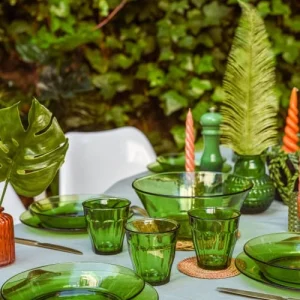 jusqu'à Duralex Lot De 6 – Verre à Eau 31 Cl En Verre Trempé Résistant Teinté Vert 11