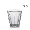 en solde Duralex Lot De 6 – Verre à Eau 31 Cl En Verre Trempé Résistant Transparent 13