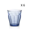 Duralex Lot De 6-Verre à Eau 31cl En Verre Trempé Résistant Teinté Bleu Marine en france 14