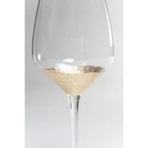 Kare Design Lot De 6 – Verre à Vin Rouge En Verre Fond Doré nouveau produit 13