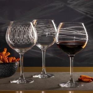 Leonardo Lot De 6 Verres à Bourgogne Gravés 630ml Verre Transparent qualité d’originales 8