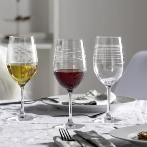 Leonardo Lot De 6 Verres à Vin Gravés 430ml Verre Transparent des prix incroyables 7