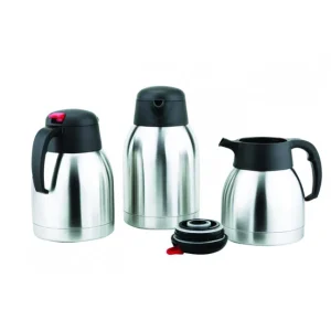 Vente flash 👍 Pichet Isotherme Inox Bouton Poussoir 1,2 L 💯 marques de renommée 6