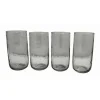 Maison Tilleul Set 4 Verres Hauts Verre Pommelé Transparent Satisfait ou Remboursé 20