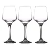 dernières Wadiga Verre à Eau Sur Pied En Verre Transparent 33cl – Lot De 3 22