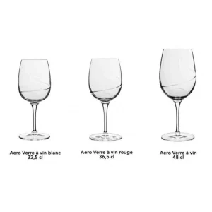 vente pas cher en ligne Nouveau 🔥 Verre à Pied 48 cl (x6) Luigi Bormioli AERO ❤️ 9