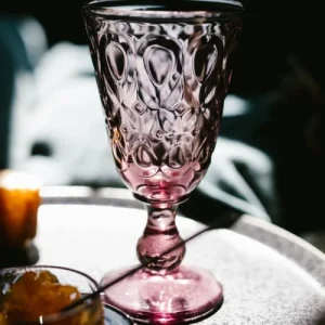 REMISE allant La Rochère Verre à Pied Mécanique En Verre Améthyste – Lot De 6 7