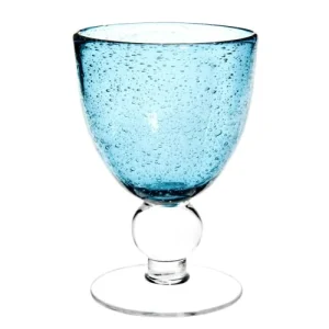 Livraison gratuite Maisons Du Monde Verre à Vin En Verre Bullé Bleu – Lot De 6 9