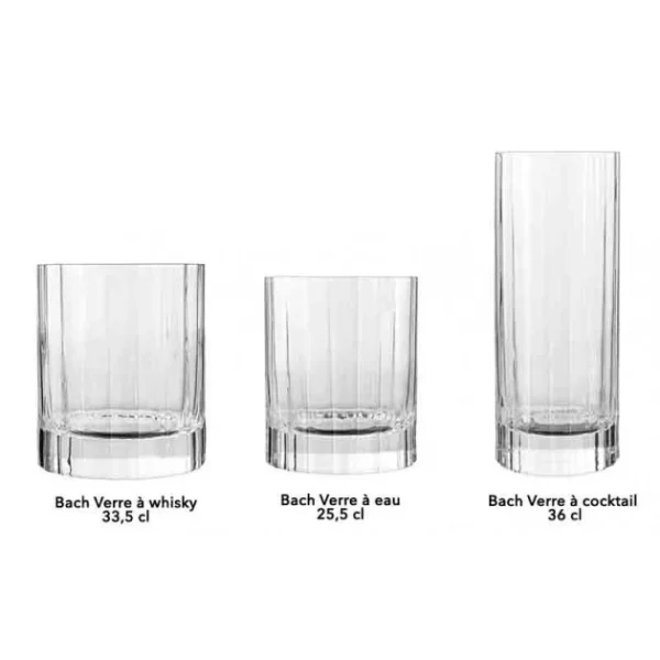 vente pas cher De gros ⭐ Verre à Whisky 33.5 cl (x6) Luigi Bormioli BACH 🧨 4